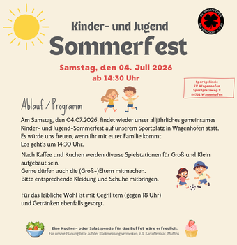 Kinder und Jugend Sommerfest 2026
