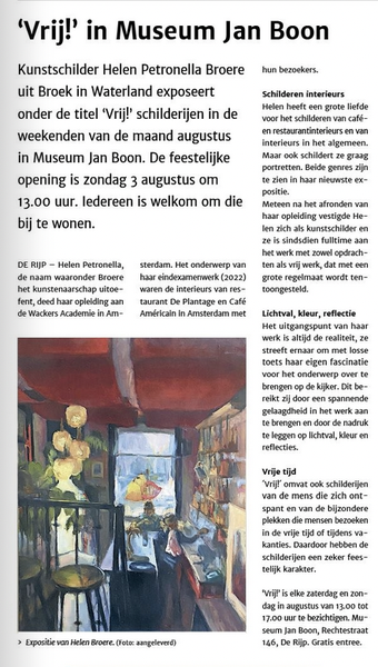 Nieuwsblad Waterland 31 juli 2025