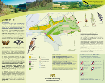 Infotafel Naturschutzgebiet