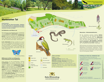 Infotafel Naturschutzgebiet