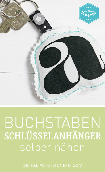 Nähanleitung Schlüsselband: mit einem Nähpaket aus der kleinen Designerei.