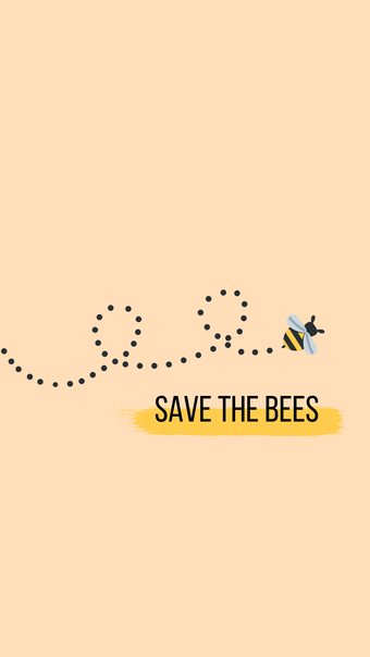 Save the bees Wallpaper RiekesBlog