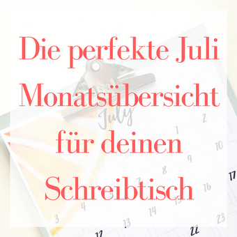 Titelbild: Die perfekte Monatsübersicht für deinen Schreibtisch