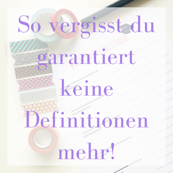Totelbild: So vergisst du garantiert keine Definitionen mehr!