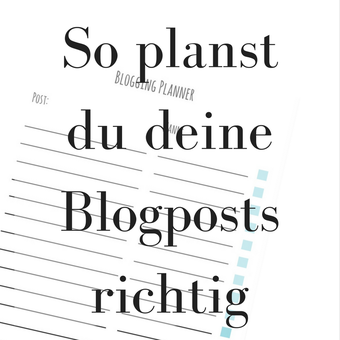 Titelbild: So planst du deine Blogposts richtig