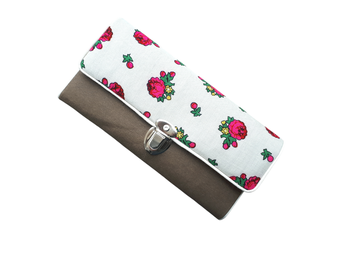 Portemonniae Kellnergeldbörse Dirndl Rosen pink