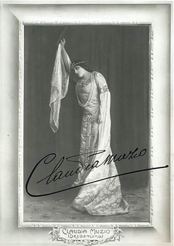 Soprano Claudia Muzio