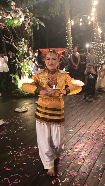 Traditional dancers performing a spectacular show.