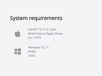 system requirements - please check out at tracktion.com