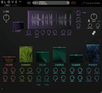 screenshot of love plugin, link to plugin page
