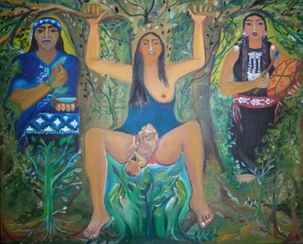 PULIWEN. Oleo de Paz Treuquil