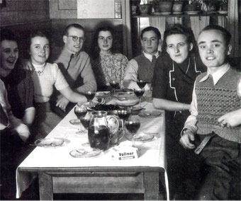 Richtfest am Schulhaus in Flehingen 1957