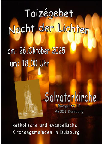Plakat Nacht der Lichter