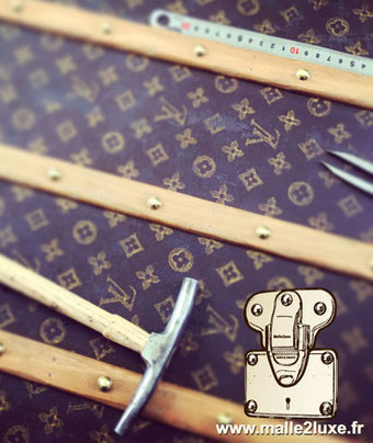 Louis Vuitton expertise in luxury trunk restoration