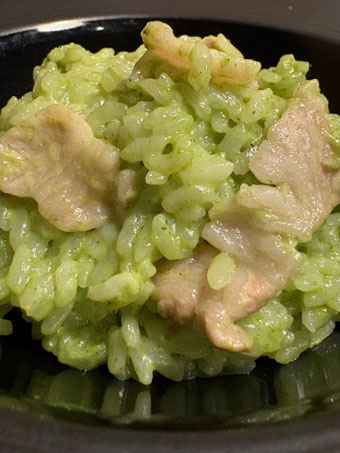85. "和豚もちぶた"のバジルリゾット 〜クリームベース〜 🧀 1,200円