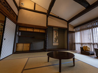 A "Machiya Stay" accommodation. Obama's Machiya Stays are traditional townhouses that have been tastefully renovated to include modern comforts.