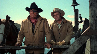 You won't be able to find this John Wayne location unless you know how to dive: The Blue Mesa Reservoir, seen in this scene from "True Grit", is now underwater.