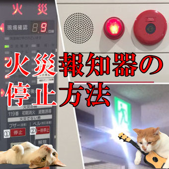 火災報知設備と誘導灯が同時に鳴る