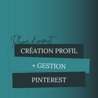 Création profil business Pinterest + gestion - vbvariable.fr