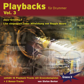 Playbacks für Drummer Vol. 3 - Jazz Grooves 1 von Stefan Berker