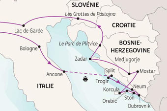 le pont de mostar dictée carte géographique