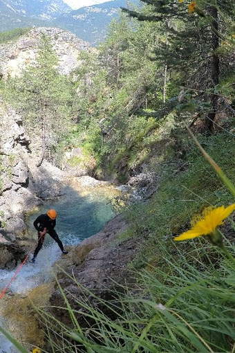 canyoning briançon serre chevalier canyon tramouillon bas