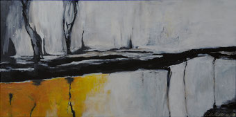 60x120 cm Acryl auf Leinwand