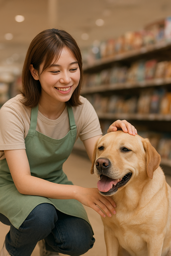 草加市で動物取扱業登録を受けてペットショップを開業した女性