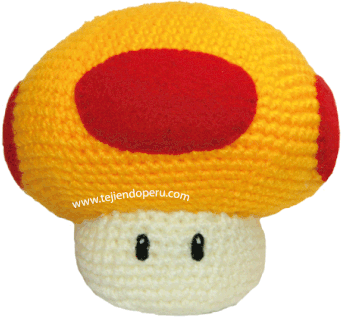 Tutorial: Mario mushrooms tejidos a crochet (amigurumi)