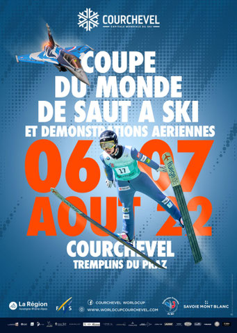 Coupe du monde de Saut à Ski Courchevel show aerien montagne