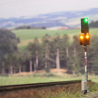 Hauptsignal Vorsignal ÖBB ab 1980 Spur N (1:160)