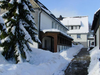 Af en ytoe valt er heel veel sneeuw in Winterberg.