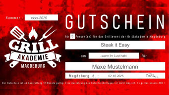 Gutschein für Grillkurse in Magdeburg