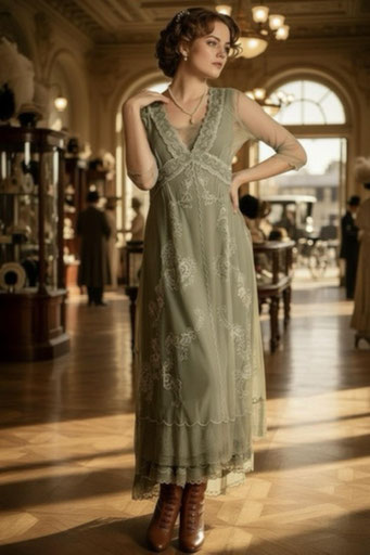 titanic kleid vintageboutique zuerich powderroom retro mode vintagemode vintage kleider