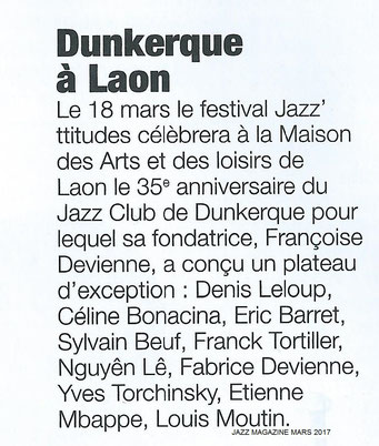 Revue De Presse 17 Festival Jazz Titudes De Laon Hauts De France