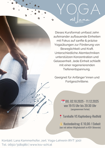Yoga mit Lana Kammerhofer