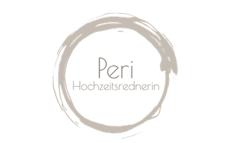 Logo mit Schrift Peri Hochzeitsrednerin, freelogoservices
