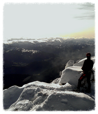 Am Gipfel des Hohen Dachstein