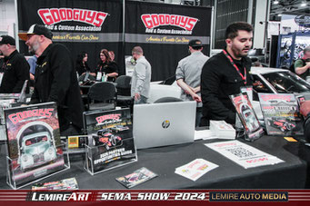 Le kiosque de Goodguys au SEMA Show 2024