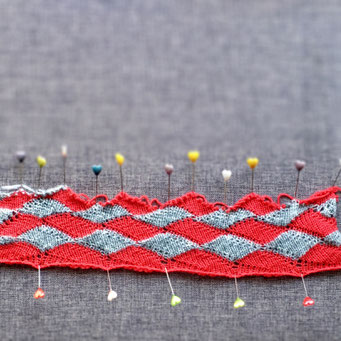 Entrelac auf Passap/Pfaff | Entrelac on Passap/Pfaff