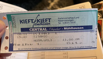 Das (erste) Kinoticket.
