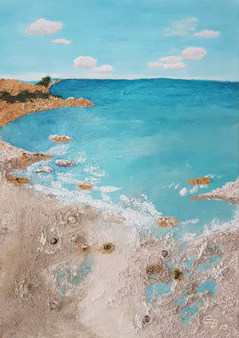 L'art avec de l'eau sous forme de peinture à l'eau