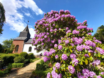 Besichtigung der Alten Dorfkirche St. Niels in Westerland auf Sylt bei einer Ortsführung 