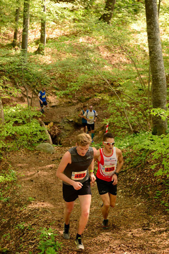 Jacob Link (li.) und Steffen (Foto: Andechs-Trail / Facebook)