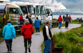 Mit dem Wohnmobil auf dem Wohnmobilstellplatz Seward in Alaska und den Yukon