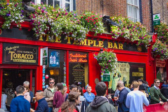 Temple Bar, Dublin, Irland, Pubs, Bars, Restaurants, Die Traumreiser