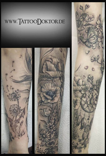 Fineline Tattoo Narben Cover in  Rostock