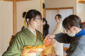 扶桑町　大口町　犬山市　江南市　春日井市　振袖前撮り　ママ振袖　出張写真撮影　フォトスタジオ　エフエスティ