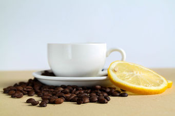 Kaffee Espresso Zitrone Kopfschmerzen natürliche Mittel Healthlove Lifestyle