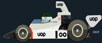 Jean-Pierre Jarier by Muneta & Cerracín - Fórmula 5000 con un Shadow DN6 - Chevrolet V8